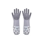 Extra-Long Silicone Pet Bathing Gloves variant