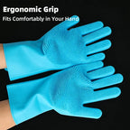 Silicone Pet Bathing Gloves Set feature detail 3