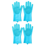 Silicone Pet Bathing Gloves Set variant