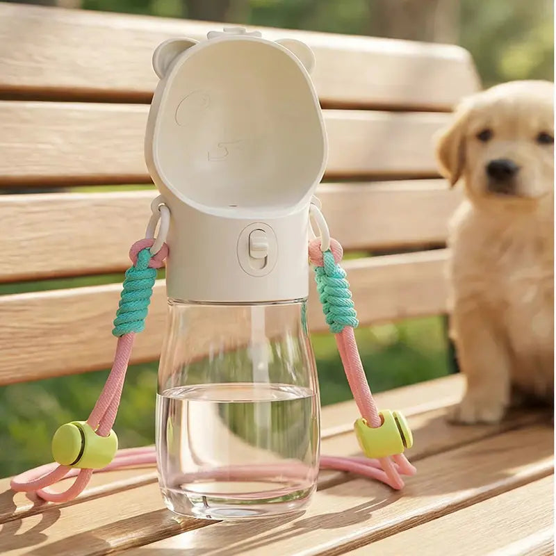 Portable Dog Water Bottle & Food Container product view