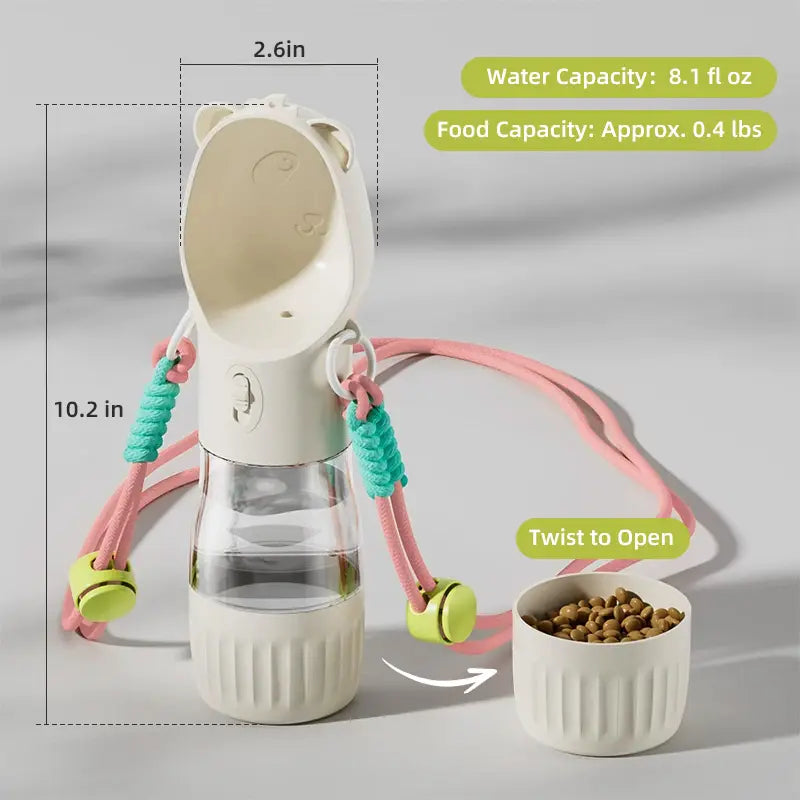 Portable Dog Water Bottle & Food Container feature detail 11