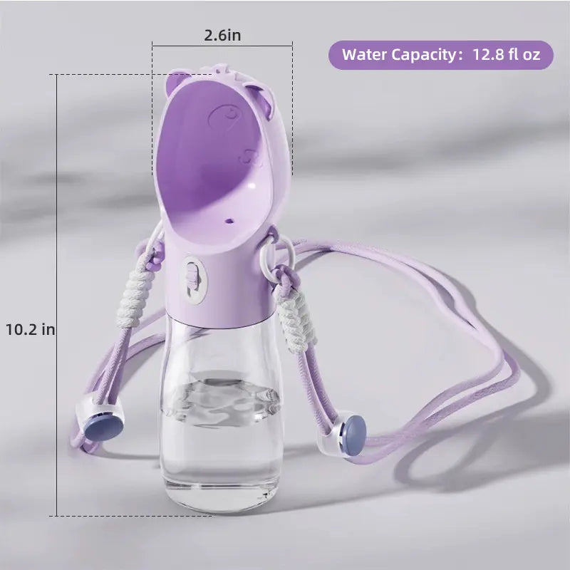 Portable Dog Water Bottle & Food Container variant