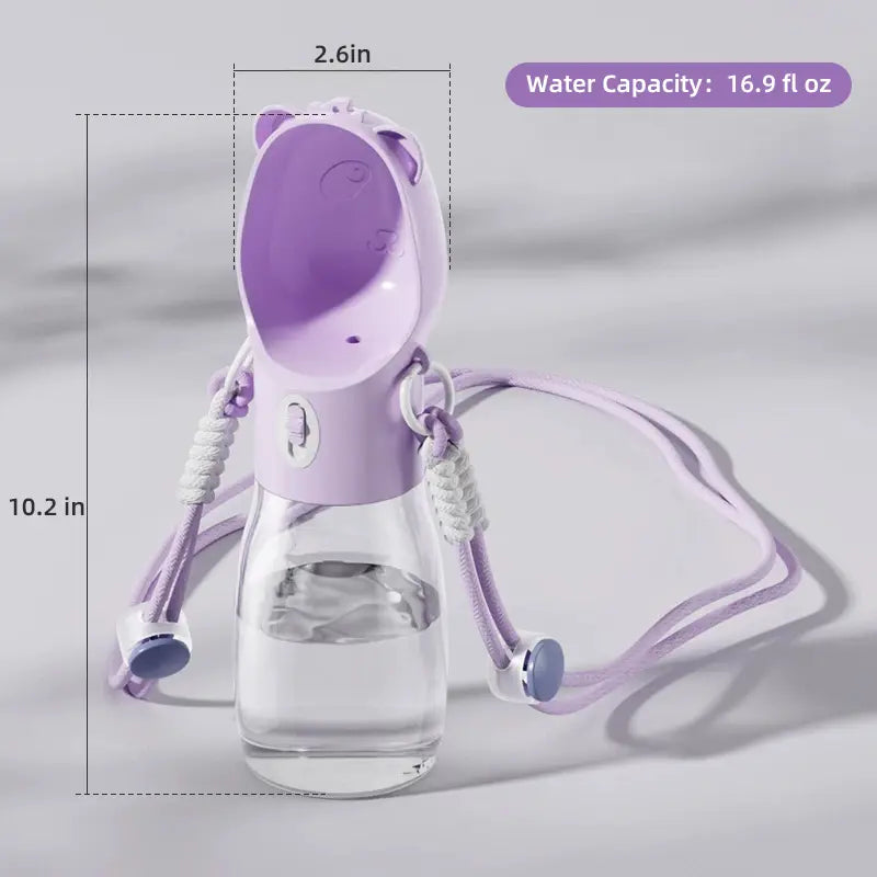 Portable Dog Water Bottle & Food Container variant