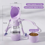Portable Dog Water Bottle & Food Container variant