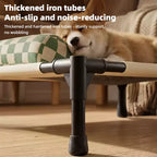 Foldable Elevated Mesh Pet Cot with Bolsters feature detail 3