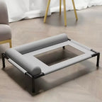 Foldable Elevated Mesh Pet Cot with Bolsters variant