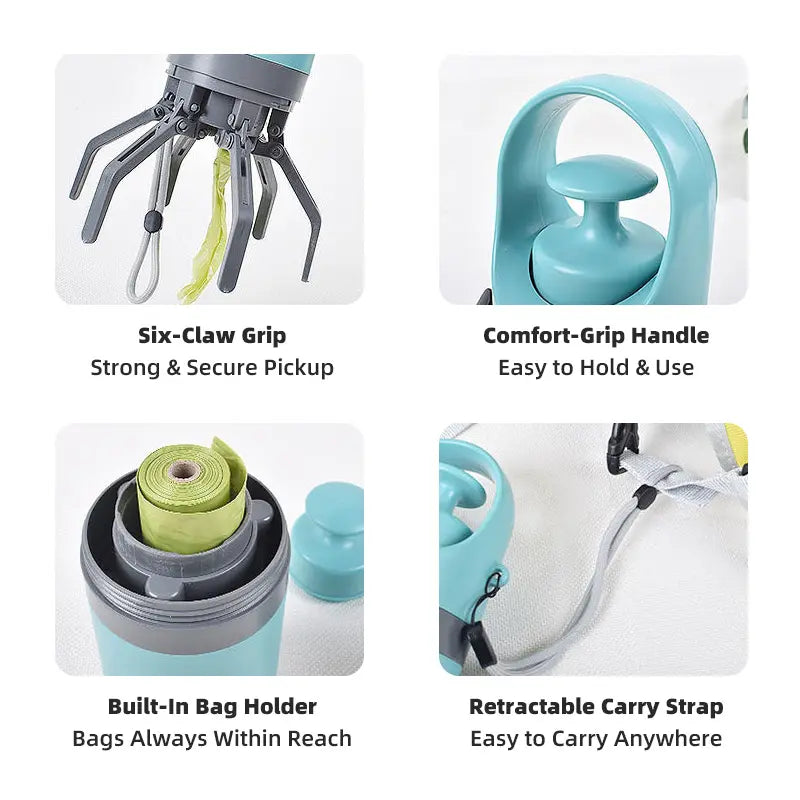 No-Touch Pet Waste Picker with Bag Holder feature detail 9
