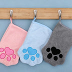 Quick-Dry Microfiber Pet Grooming Mitts feature detail 2