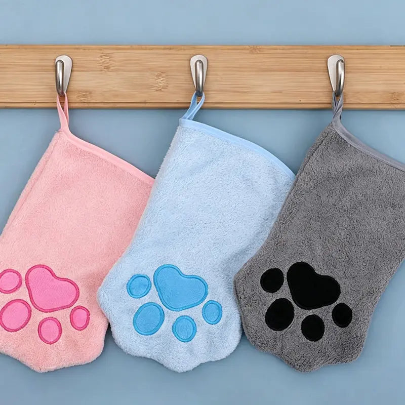 Quick-Dry Microfiber Pet Grooming Mitts feature detail 2