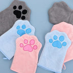Quick-Dry Microfiber Pet Grooming Mitts feature detail 3