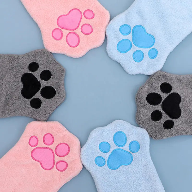 Quick-Dry Microfiber Pet Grooming Mitts feature detail 5
