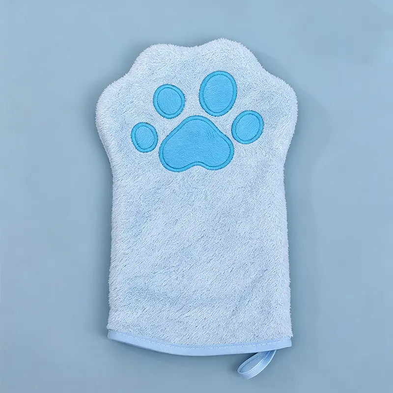 Quick-Dry Microfiber Pet Grooming Mitts – a1-BU