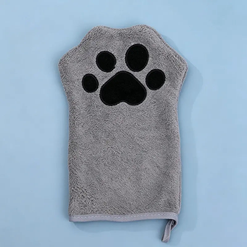 Quick-Dry Microfiber Pet Grooming Mitts – a1-GY