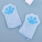 Quick-Dry Microfiber Pet Grooming Mitts – a2-BU