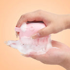 Silicone Pet Bathing & Massage Shampoo Brush feature detail 6