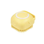 Silicone Pet Bathing & Massage Shampoo Brush variant