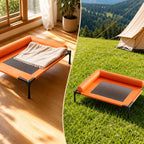 Elevated Pet Cot with Padded Bolsters feature detail 6