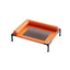 Elevated Pet Cot with Padded Bolsters variant
