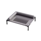 Elevated Pet Cot with Padded Bolsters variant