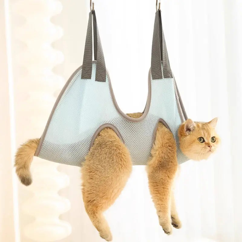 Breathable Pet Grooming Hammock for Cats & Small Dogs feature detail 2