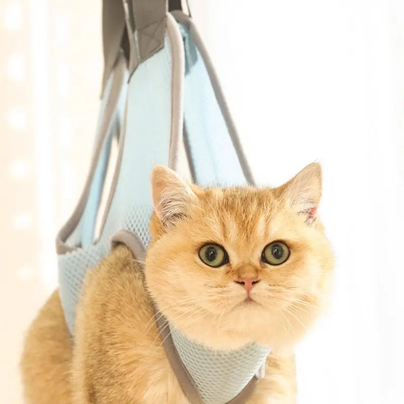 Breathable Pet Grooming Hammock for Cats & Small Dogs feature detail 3