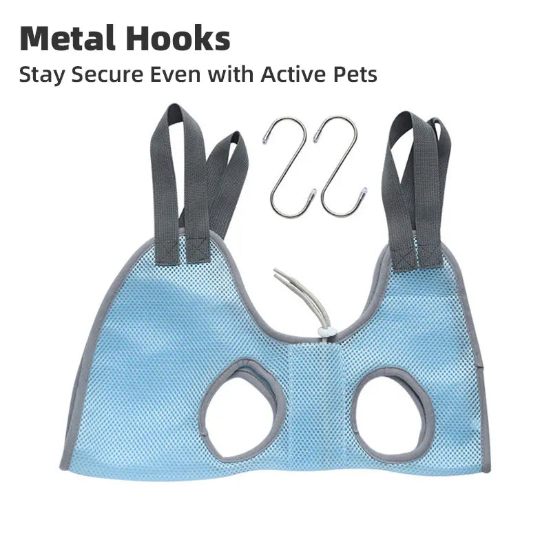 Breathable Pet Grooming Hammock for Cats & Small Dogs feature detail 4