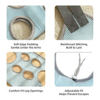 Breathable Pet Grooming Hammock for Cats & Small Dogs feature detail 8