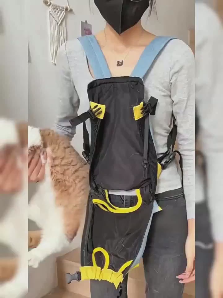 Adjustable Front Pet Carrier Vest pdono-8591