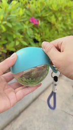 Collapsible Travel Pet Water Bowl with Strap pddwx-8600