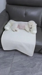 Washable Sofa Protector Pet Mat with Bolster pkaj-8584