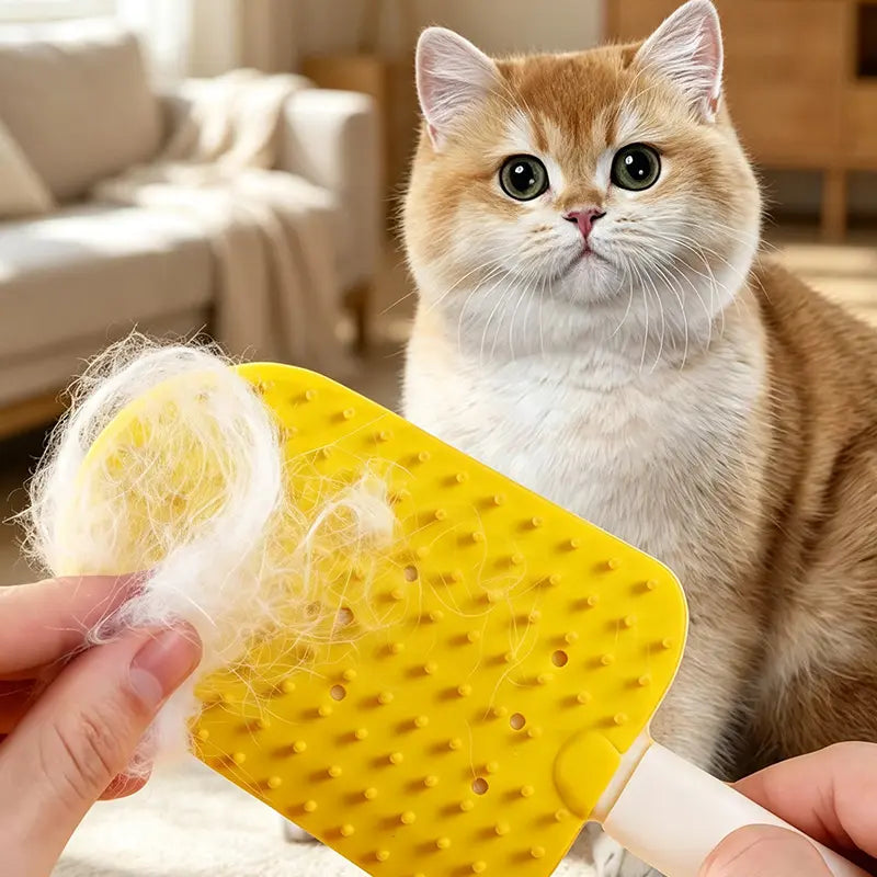 Dual-Sided Pet Hair Remover & Massage Brush feature detail 2