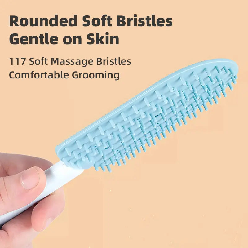 Dual-Sided Pet Hair Remover & Massage Brush feature detail 5