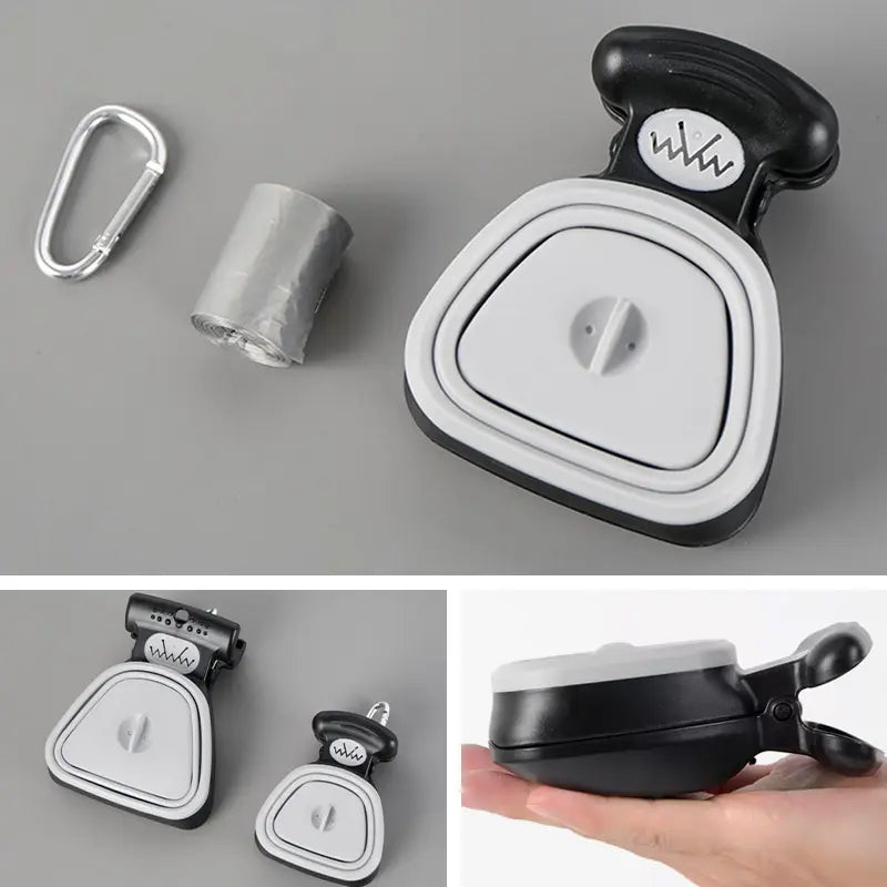 Foldable Dog Waste Bag Dispenser with Storage feature detail 3