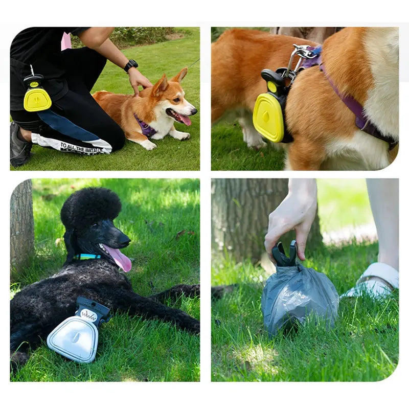 Foldable Dog Waste Bag Dispenser with Storage feature detail 5