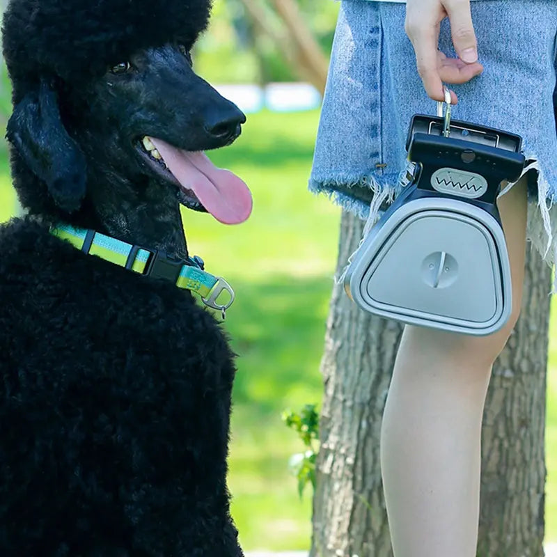 Foldable Dog Waste Bag Dispenser with Storage feature detail 6