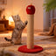 Red Monster Sisal Cat Scratching Post — scratching post room setting