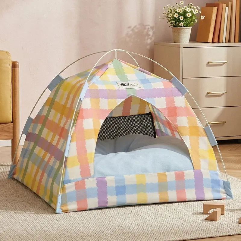 Semi-Enclosed Cat Tent Bed