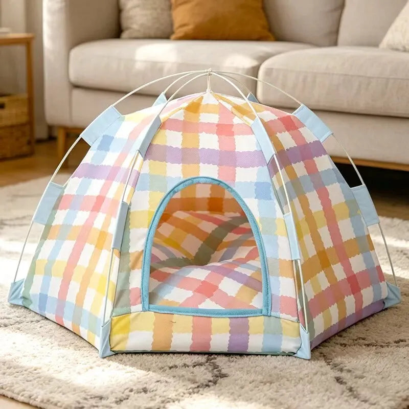 Semi-Enclosed Cat Tent Bed