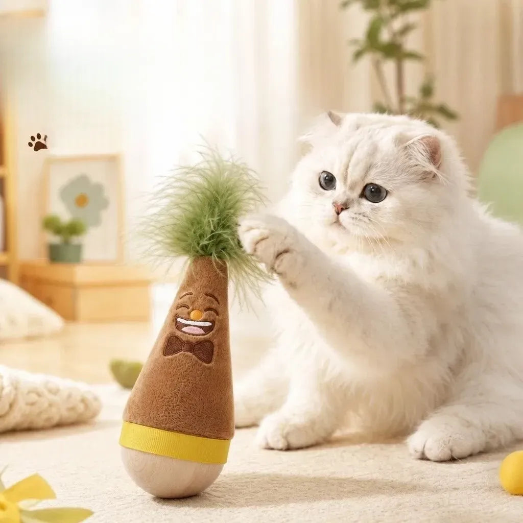Self-Righting Foam Toy for Cats and Dogs