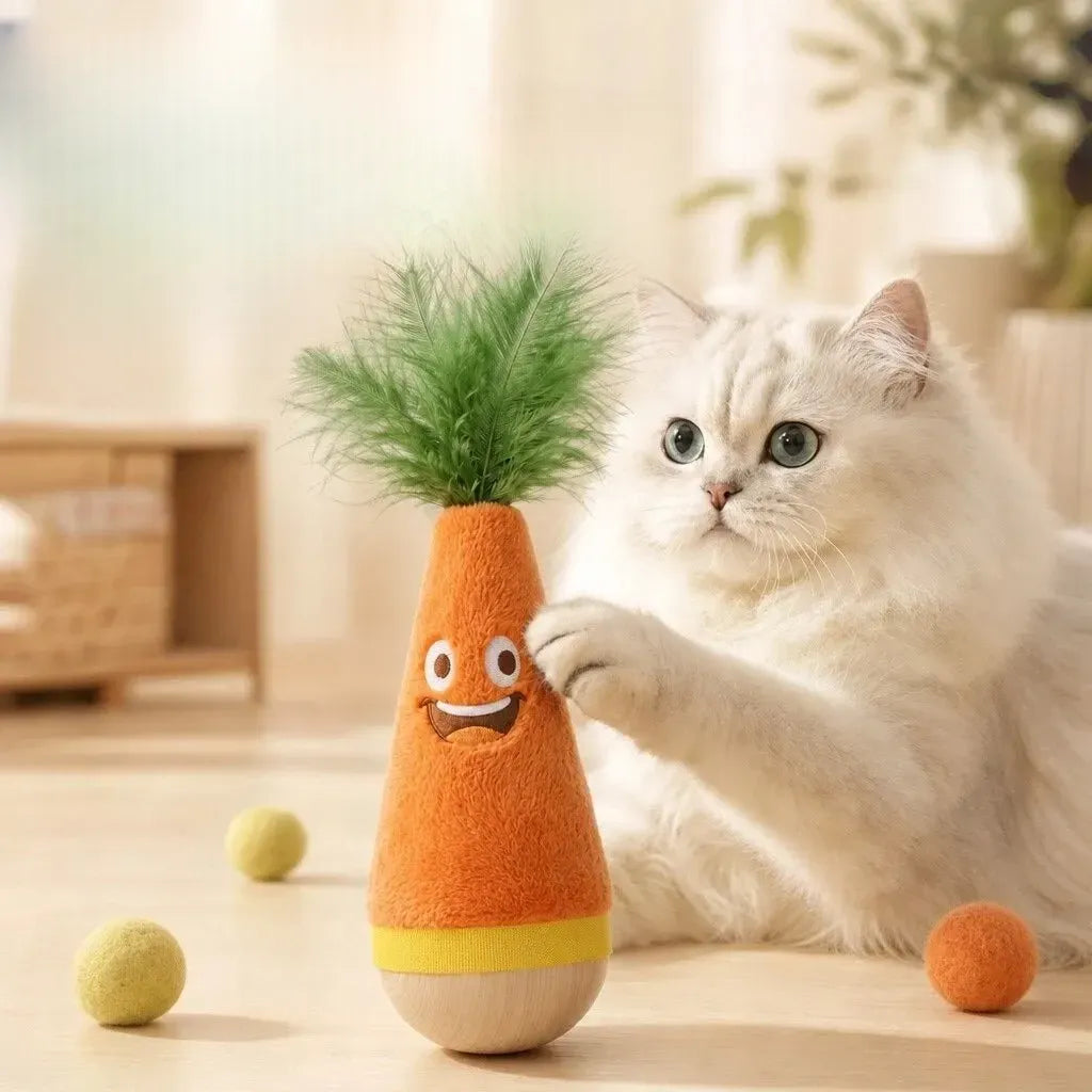 Self-Righting Foam Toy for Cats and Dogs