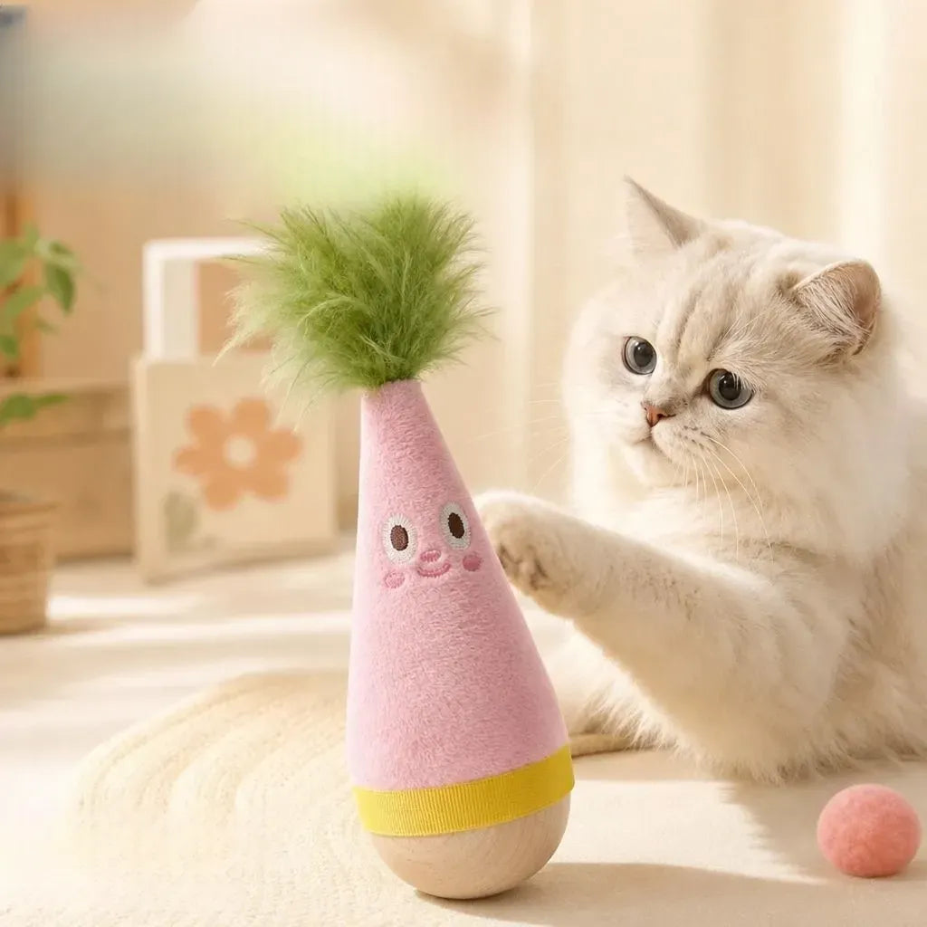 Self-Righting Foam Toy for Cats and Dogs