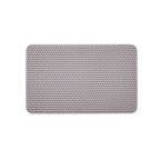 24 x 15 Inch Honeycomb Cat Litter Mat — top view