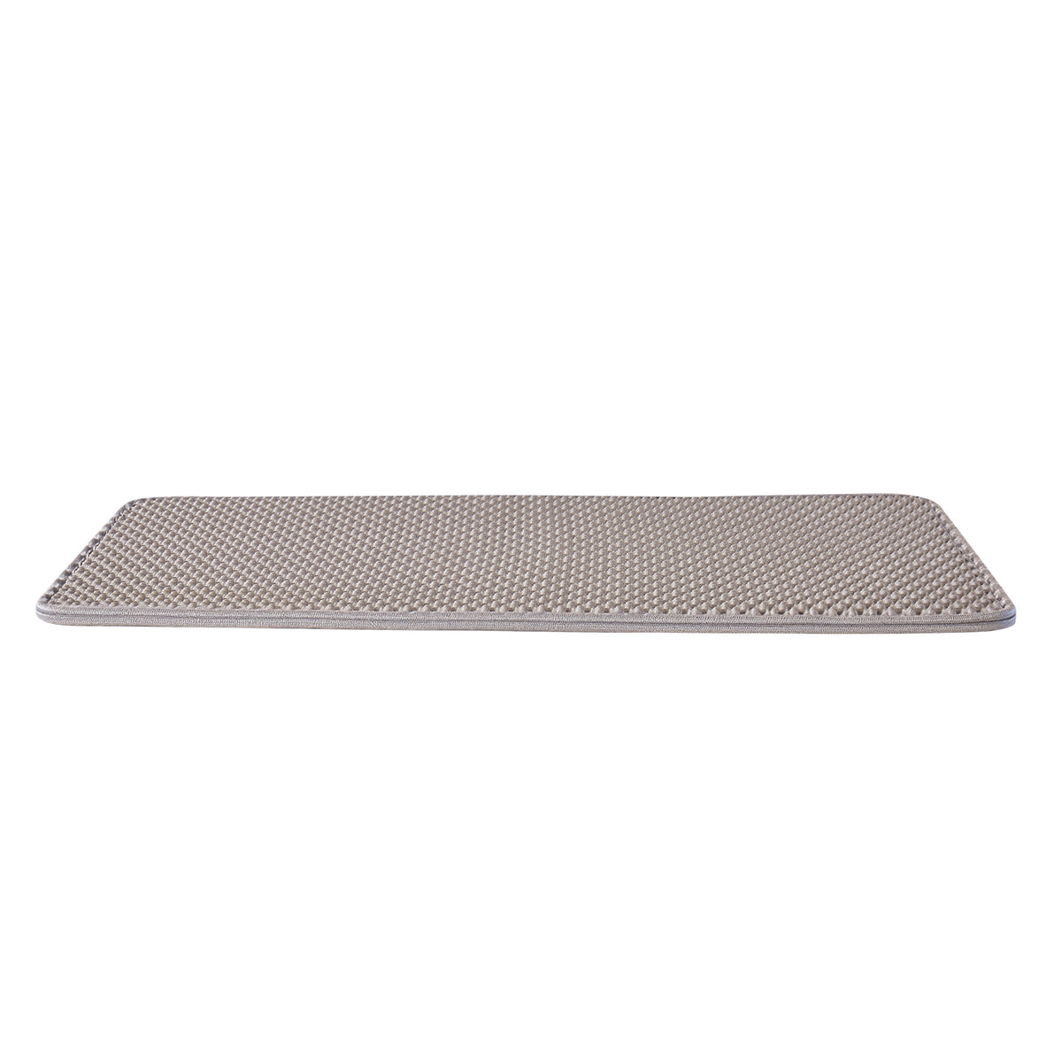 24 x 15 Inch Honeycomb Cat Litter Mat — low-profile side view