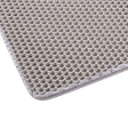 24 x 15 Inch Honeycomb Cat Litter Mat — honeycomb surface close-up