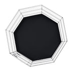 30-Inch 8-Panel Dog Playpen with Mat — octagonal pen with floor mat