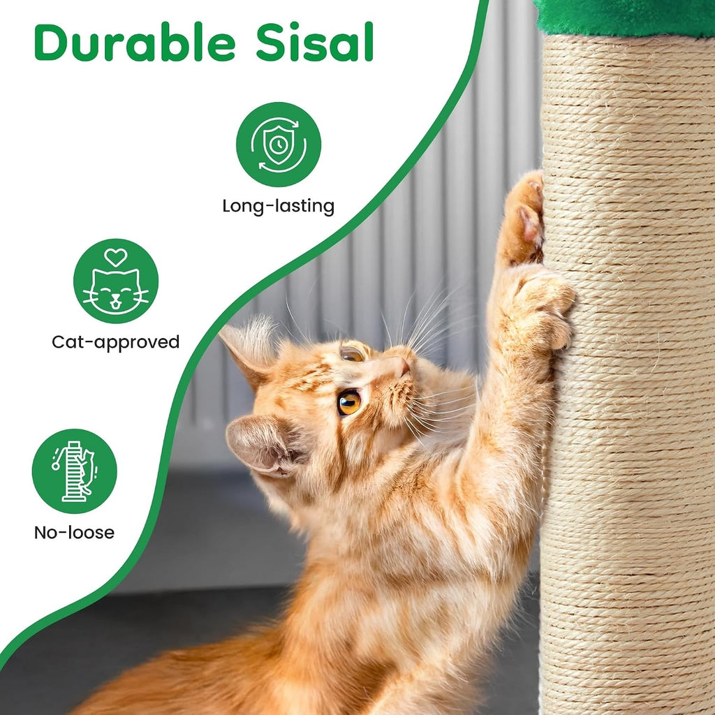 Sisal rope scratching surface close-up