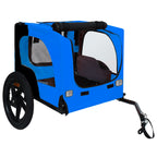 Side profile of folding dog trailer