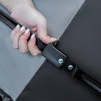 Push-handle release fitting detail