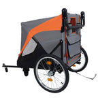 Side view with tow arm and stroller wheel