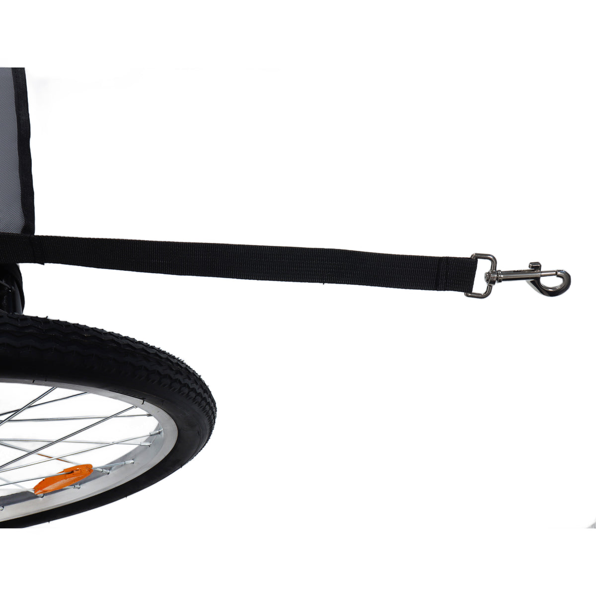 Bicycle coupling and safety strap